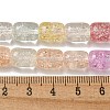 Transparent Crackle Glass Beads Strands GLAA-NH0001-04A-4