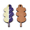 Printed Basswood Pendants WOOD-N006-57-3