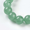 Natural Green Aventurine Beads Strands X-G-G099-10mm-17-3
