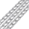 Oval Oxidation Aluminum Curb Chains CHA-K003-08P-4