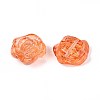 Baking Paint Transparent Glass Beads DGLA-N018-01H-2
