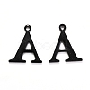 304 Stainless Steel Alphabet Charms STAS-H122-A-EB-1