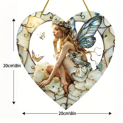 Angel Acrylic Window Hanging Ornaments PW-WGB84D4-01-1