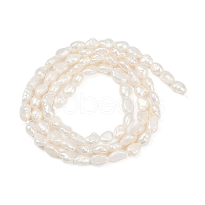 Natural Cultured Freshwater Pearl Beads Strands PEAR-P064-20E-02C-1