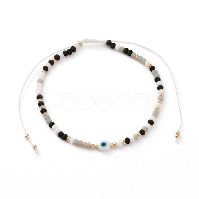 Adjustable Nylon Cord Braided Bead Bracelets BJEW-JB05791-05-1