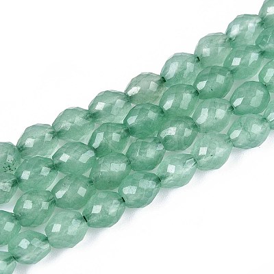 Natural Dyed White Jade Beads Strands G-T142-89C-1