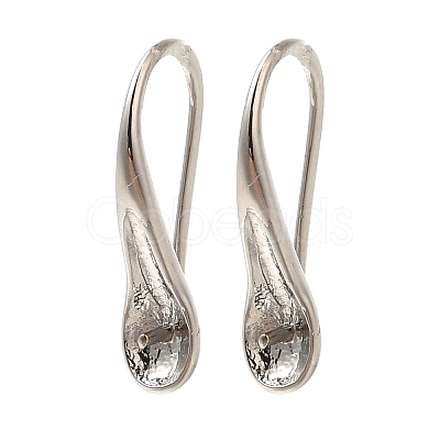 Rack Plating Brass Earring Hooks KK-C081-02P-1