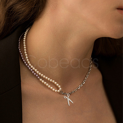 20Pcs 2 Colors 201 Stainless Steel Pendants STAS-DC0012-83-1