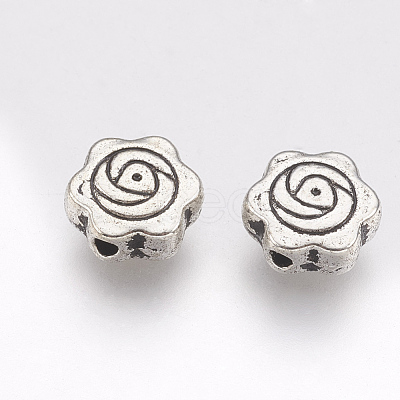 Tibetan Style Alloy Beads TIBE-T011-203AS-FF-1