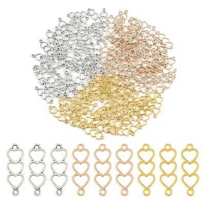 50Pcs Alloy Connector Charms PALLOY-YW0003-2KCG-1
