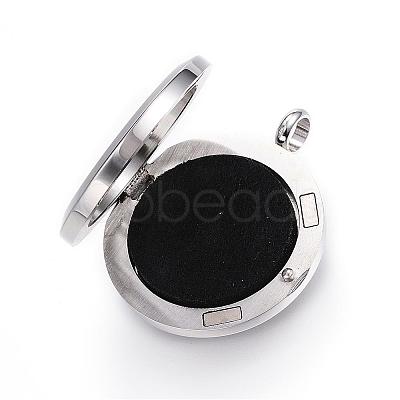 316 Surgical Stainless Steel Diffuser Locket Pendants STAS-P102-054G-1