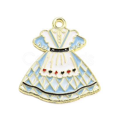 Alloy Enamel Pendants ENAM-K070-05A-G-1