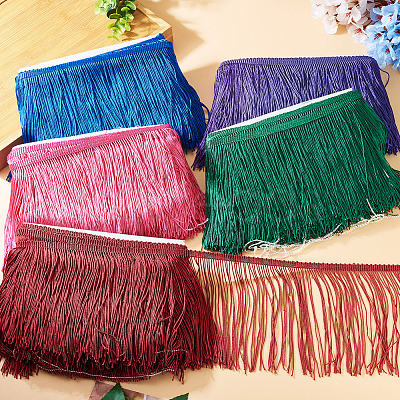 Polyester Tassel Ribbons OCOR-TAC0018-02B-1