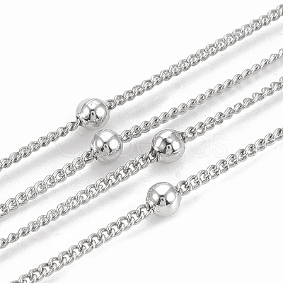 Soldered Brass Curb Chains CHC-S003-05P-1