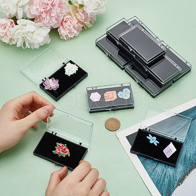 Plastic Box with Flocking Blister CON-WH0106-11A-1