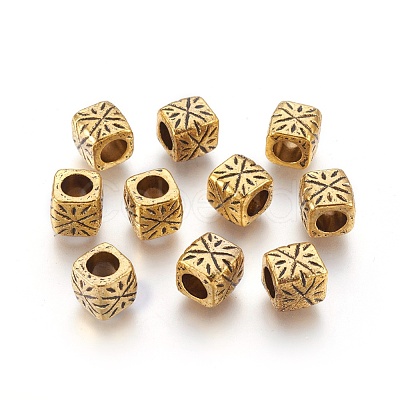 Tibetan Style Spacer Beads GLF0986Y-1