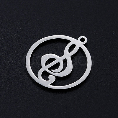 Non-Tarnish 201 Stainless Steel Filigree Charms STAS-T049-T687-1-1