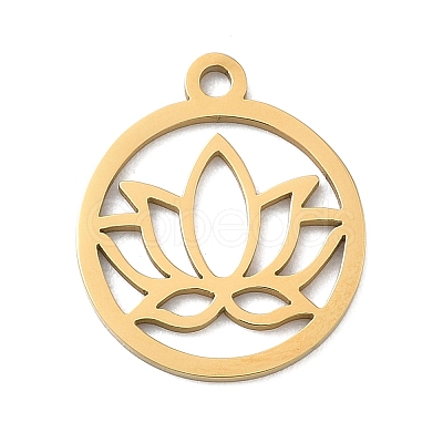 201 Stainless Steel Pendants STAS-I359-04G-1