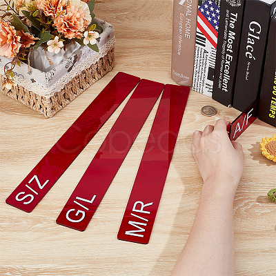 4Pcs 4 Styles Acrylic Book Divider AJEW-BC0008-27B-1