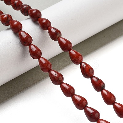 Natural Red Rainbow Jasper Beads Strands G-B106-A33-01-1