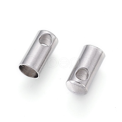 Tarnish Resistant 304 Stainless Steel Cord Ends STAS-F232-01G-P-1