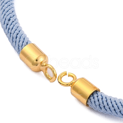 Nylon Cords Bracelet Makings Fit for Connector Charms AJEW-P116-02G-28-1