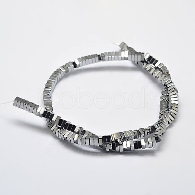 Electroplate Non-magnetic Synthetic Hematite Beads Strands G-I175-04B-1