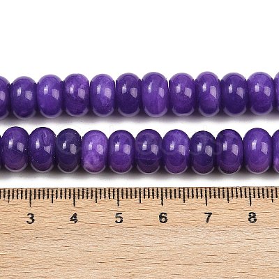 Dyed Natural White Jade Beads Strands G-G107-A24-01-1