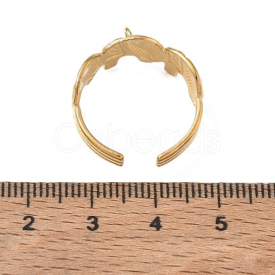 Elephant 304 Stainless Steel Finger Rings Components SA-CBA45D5-18G-1