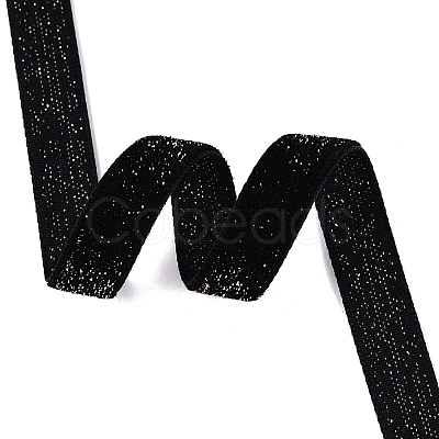 Glitter Sparkle Single Face Velvet Ribbon SRIB-Q023-01B-11-1
