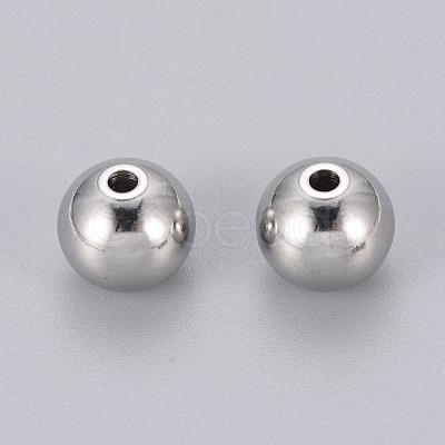 Tarnish Resistant 201 Stainless Steel Beads STAS-E021-10mm-1