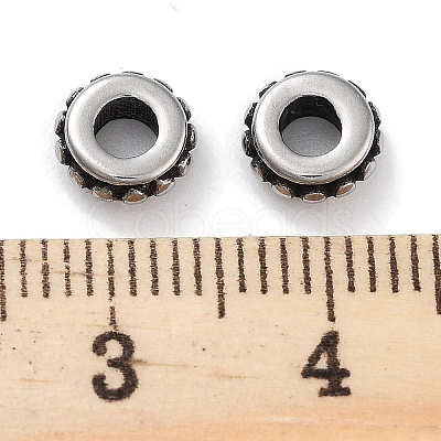 304 Stainless Steel Beads STAS-M057-06AS-1