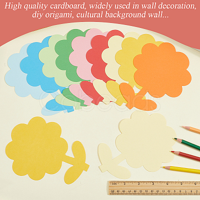 8 Sets Flower Paper for Wedding Party Home Decoration AJEW-SP0001-32A-1