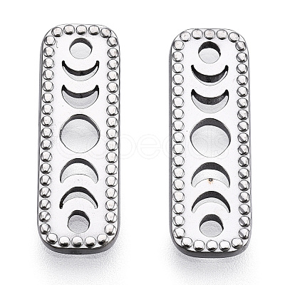 Tarnish Resistant 304 Stainless Steel Connector Charms STAS-T063-195P-1