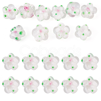 10Pcs Handmade Lampwork Beads LAMP-TADJ0001-01B-1