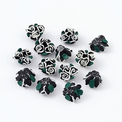 Handmade Polymer Clay Beads RESI-Q004-6-1