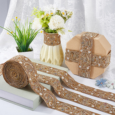 Ethnic Style Polyester Ribbon for Sewing Decoration OCOR-WH20007-26C-1