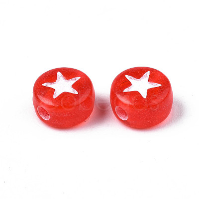 Transparent Acrylic Beads X-TACR-S135-029-1