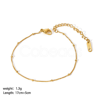 Stylish 304 Stainless Steel Rolo Chain Bracelets for Women XR9988-2-1