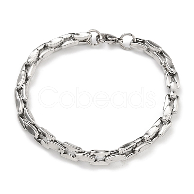 304 Stainless Steel Link Chain Bracelets LS-BJEW-H618-10P-1