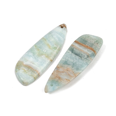 Natural Hemimorphite Pendants G-H325-09-1