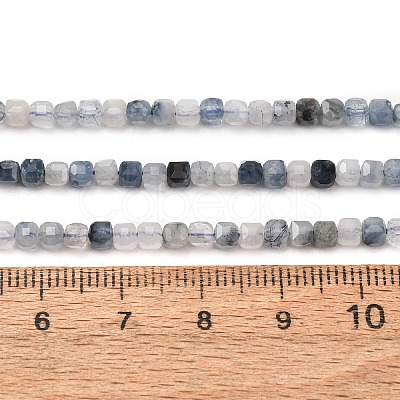 Natura Blue Rutilated Quartz Beads Strands GG-CBA9631-B01-01-1