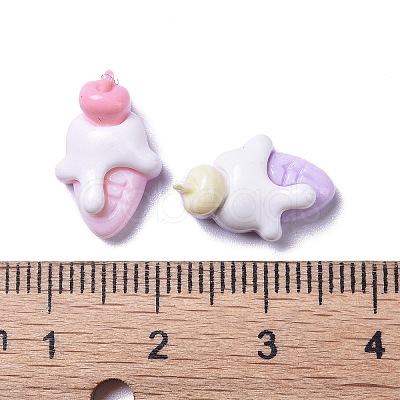 Opaque Cute Resin Decoden Cabochons RESI-B024-01B-1