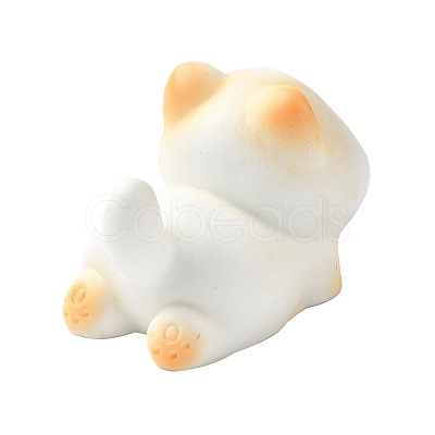 Cat Flying Resin Sculpture Display Decorations DJEW-V001-01E-1