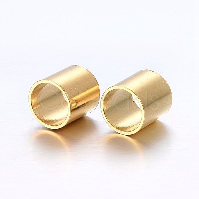 304 Stainless Steel Tube Beads STAS-O098-09G-1