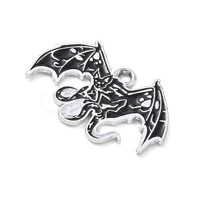 Halloween Alloy Enamel Pendants AL-CBA492B-01J-P-1