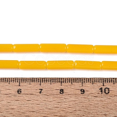 Imitation Jade Glass Beads Strands GLAA-N070-01A-B03-1