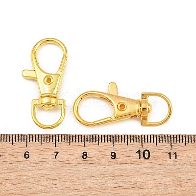 Zinc Alloy Swivel Clasps AL-CBAC079-19G-1