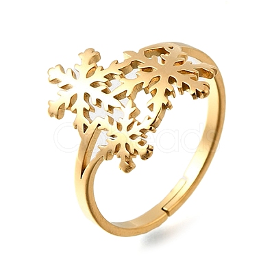 304 Stainless Steel Finger Rings RJEW-S628-05G-1