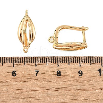 SHEGRACE Brass Hoop Earring Findings XGRQ79989-939G-1